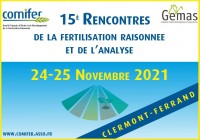 15e rencontres de la fertilisation raisonnée et de l'analyse de sol